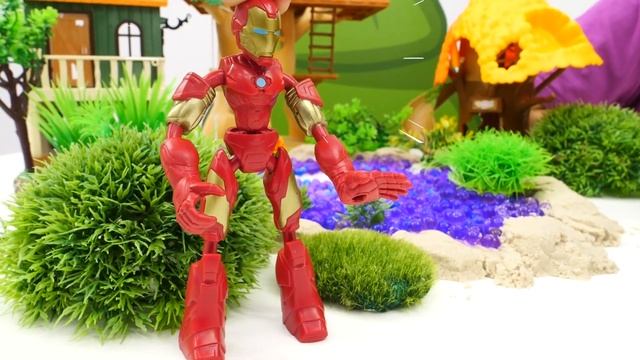 Мастерская Фёдора - Железный Человек и Халк спасают ферму! Видео для мальчиков про машинки смотреть онлайн