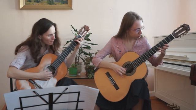 Greensleeves. Ансамбль: педагог - Буковская Н.С. и Полысаева Елизавета смотреть онлайн