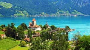 Тун, Швейцария. Пешеходная экскурсия 4K 60 FPS - самые красивые города Швейцарии