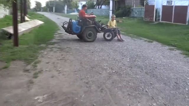 самодельный трактор УД 2
