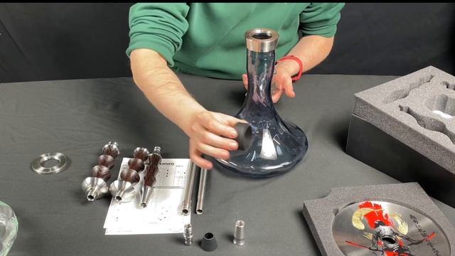 Сборка кальяна Japona Hookah Sensei. Установка на резьбовую колбу Metal Cup. смотреть онлайн