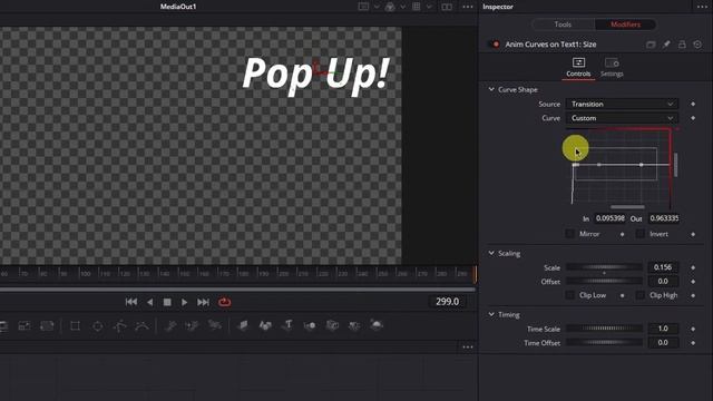 How to Create a Pop Up Text Animation in DaVinci Resolve 17 Using Anim Curves Modifier смотреть онлайн
