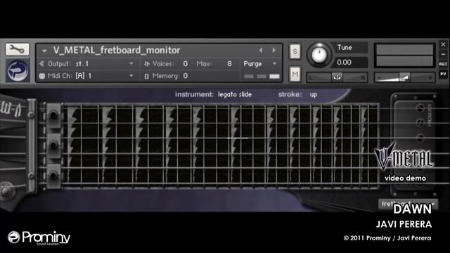 Prominy V-Metal Virtual Electric Guitar Demo 1 of 2  Full Compass