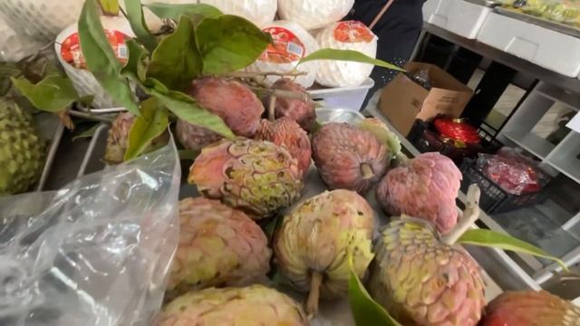 Chợ TẾT Trái Cây Tại Tiệm Vườn Trái Cây Houston, Mua Mẵng Cầu Do Thái Đỏ, Có Cây Bưởi Hồng Chandler