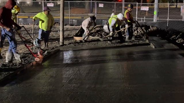 363 yards of concrete /18,500 sq ft. I go over the cost in this video. смотреть онлайн