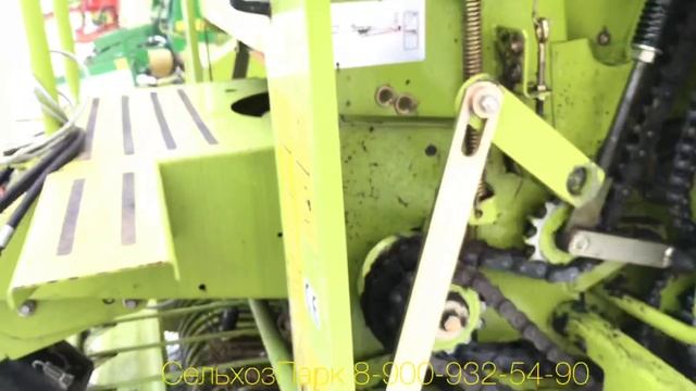 ПЕРЕКЛЮЧЕНИЕ СЕТКА ИЛИ ШПАГАТ / CLAAS ROLLANT 250 пресс-подборщик