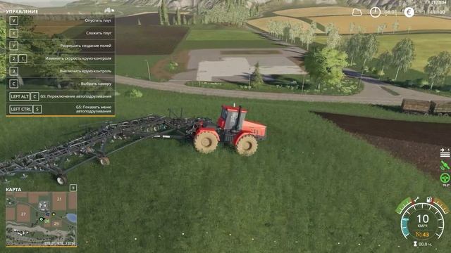 Трактор Кировец + flexi coil ST820 Farming Simulator 2019 смотреть онлайн