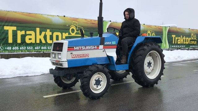 Mitsubishi MT2501 4x4 25KM Japoński Ciągnik Www.TRAKTOR_com.pl