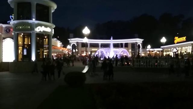 Кисловодск. Музыкальный фонтан. Курортный бульвар. смотреть онлайн