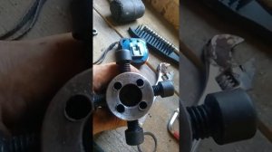 станок для холодной ковки Шарман первый опыт.