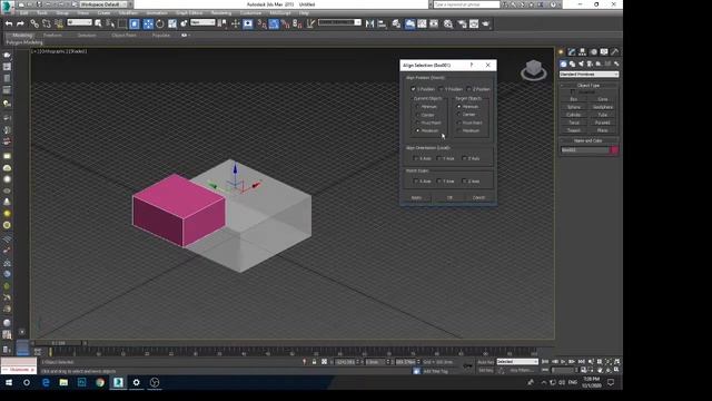 Hướng dẫn sữ dụng công cụ align trong 3dsmax смотреть онлайн