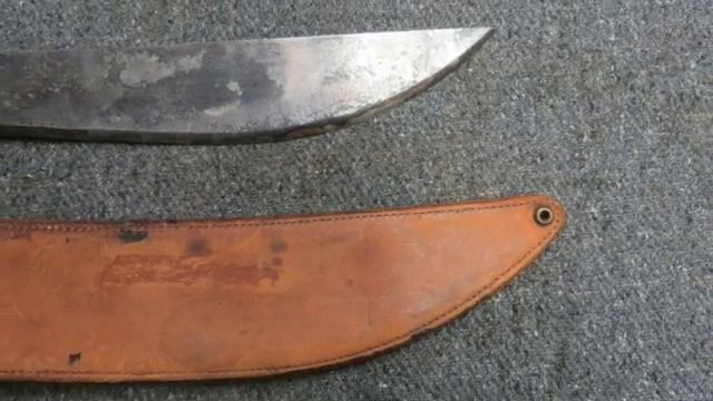 WWI US MODEL 1909 BOLO MACHETE-SPRINGFIELD ARMORY 1909-“LADEW 1918” SHEATH смотреть онлайн