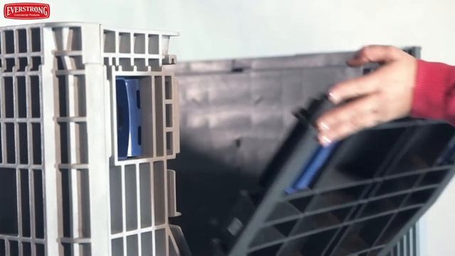 Intro tutorial: PT-600 collapsible folding plastic pallet, liner and steel dolly смотреть онлайн