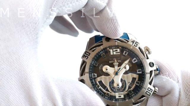 Original Invicta Bolt 27372 Watch Blue Silicone Band ETA G10.212 Video 4k смотреть онлайн