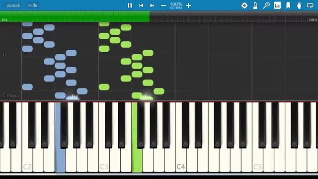 Hanon - Exercise no. 12 - Synthesia MIDI Download - Le Pianiste virtuose - Premiere partie No. 12 смотреть онлайн