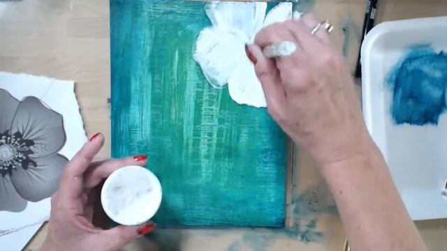 Mixed Media Monday with Tracy Weinzapfel 8/8/16 - Poppy Fun! смотреть онлайн