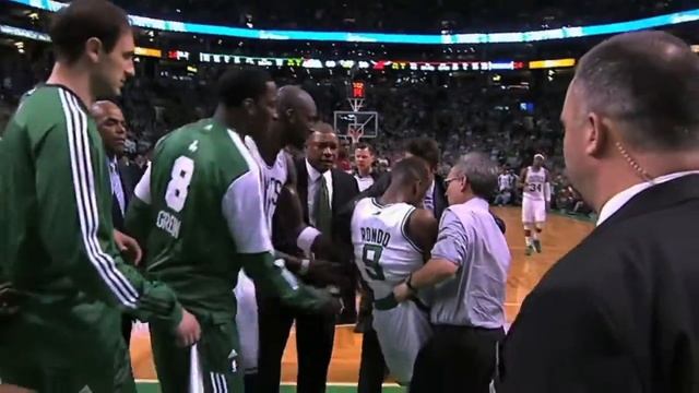 Rajon Rondo Dislocated Elbow and Comes Back смотреть онлайн