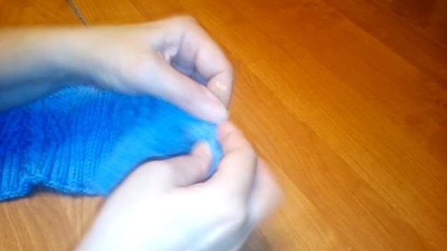 Шапка спицами Подробный МК смотреть онлайн