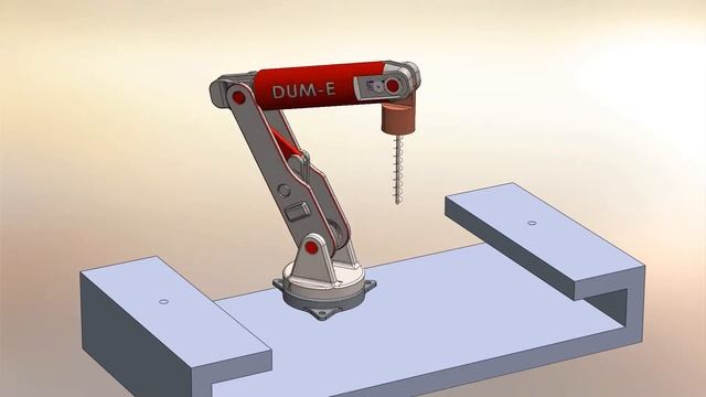 Robotic Arm | Crank-Rocker Mechanism | Gear trains | SolidWorks смотреть онлайн