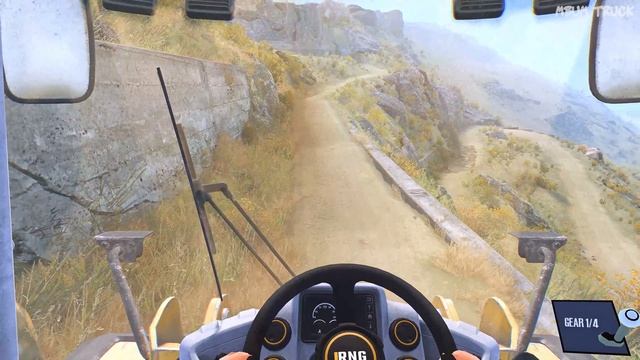 Tractor Up Hill Caterpillar WL500 RNG | Mudrunner Gameplay смотреть онлайн