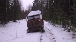 Легендарный советский трелёвочник ТДТ-40. Эпизод 1.