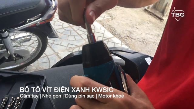 Bộ tô vít điện xanh KWSIC смотреть онлайн