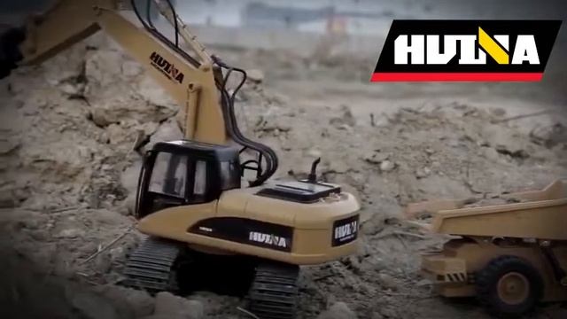 HULNA - Экскаватор на р/у 1:14, 15 функций - HL1550 смотреть онлайн