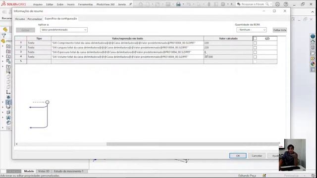 #AULA 05 - SolidWorks: Vincular as dimensões brutas no Desenho 2D - Chapa Metálica смотреть онлайн