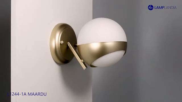 Настенное бра Lamplandia L1244-1A MAARDU, E14*макс 40Вт смотреть онлайн