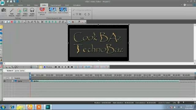 Lecture 3 (video convert to Sprite/video effect/audio effect ) ( VSDC video editing software) смотреть онлайн