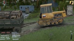 SpinTires 2017  ДТ -- 75