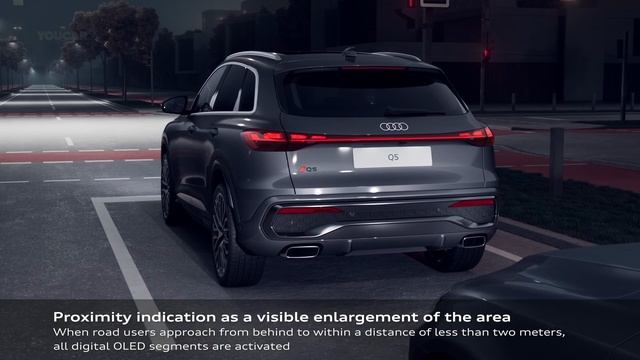 Новый Audi Q5 2025 года — цифровые матрично-светодиодные и OLED-технологии освещения смотреть онлайн