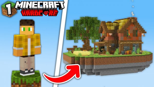 📹 Это ЛУЧШИЙ СТАРТ на ОДНОМ БЛОКЕ в Майнкрафт