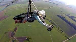 Полет в тандеме на дельтаплане