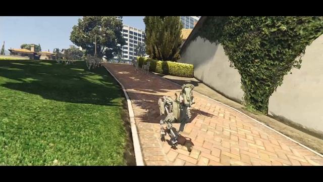 GTA 5 моды - DOG Military Robot смотреть онлайн
