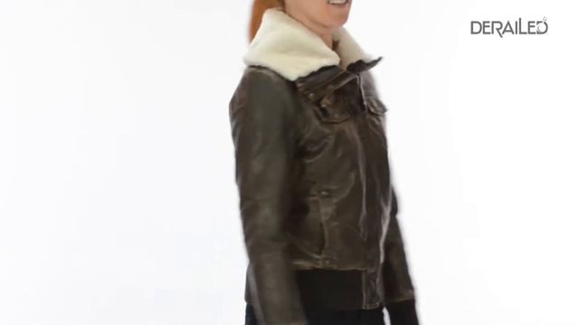 Cripple Creek Aviator Jacket - Faux Leather (For Women) смотреть онлайн