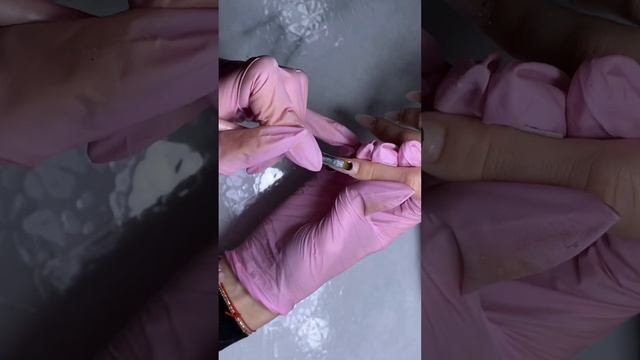 Моделирование ногтей | арт-фрэнч | выкладной фрэнч 🖤 ￼ смотреть онлайн