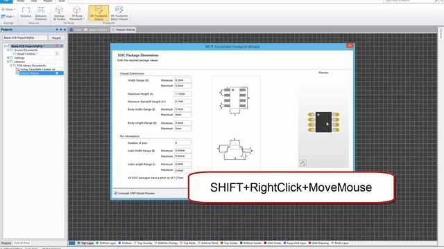 SOLIDWORKS PCB: IPC Compliant Footprint Wizard смотреть онлайн