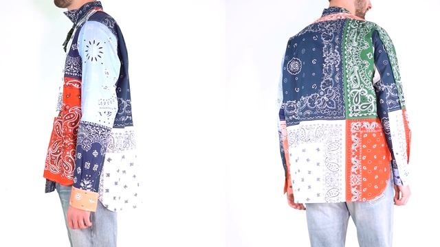 Loewe Bandana Patchwork Shirt - Overview - Backyardarchive смотреть онлайн