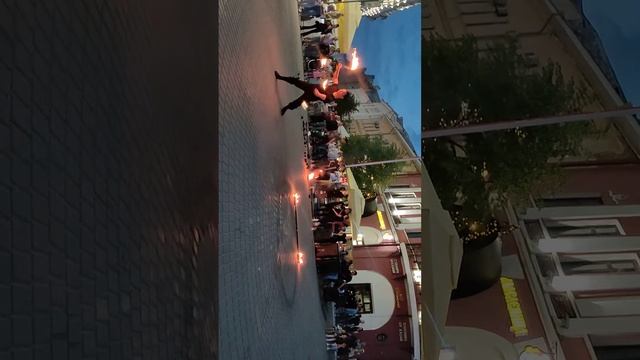 огненный танец. Казань, фаер шоу артподиум. ул Баумана смотреть онлайн