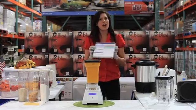 BLENDING Tortilla Soup using a Vitamix or Blendtec blender - Costco Blendtec Roadshow смотреть онлайн
