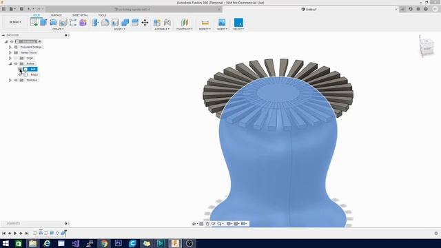 Fusion 360 - Creating a Texture around a Curve смотреть онлайн
