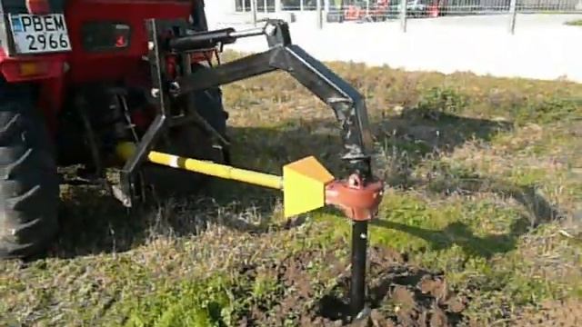 Ямокопател - пробивно устройство за трактор смотреть онлайн