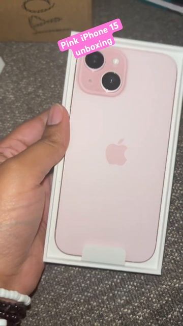 Unboxing IPhone 15 Pink Edition