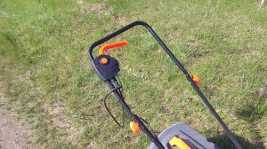 Первый день работы, газонокосилка Oasis Garden,  мини-обзор.