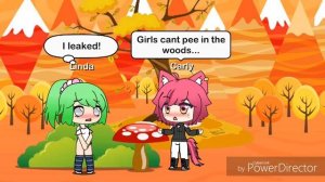 Gacha Omorashi #4 (Linda in the woods)