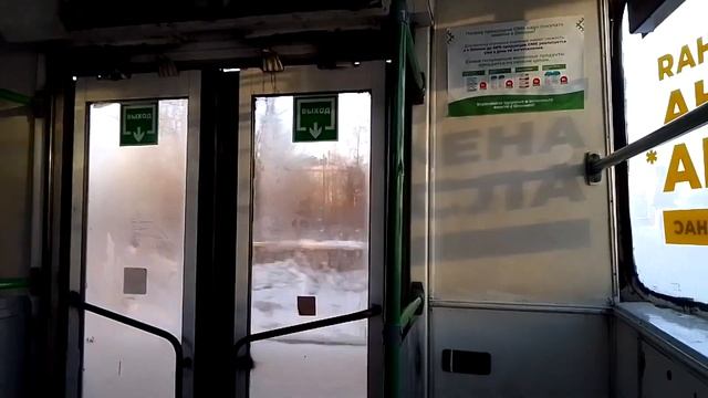 Покатушки на ЗИУ-682Г. Тролза. Петрозаводск. Вид из двери. смотреть онлайн