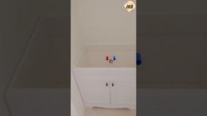 Монтаж столешницы в ванную из лабрадорита Lemurian. Часть 1