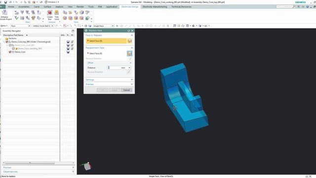 Electrode Design in NX10 Part 4/15 смотреть онлайн