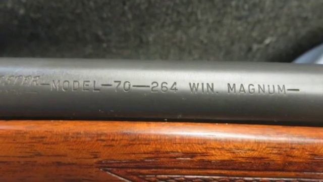 WINCHESTER MODEL 70 BOLT ACTION RIFLE 264 WIN EXCELLENT MFG 1960 смотреть онлайн